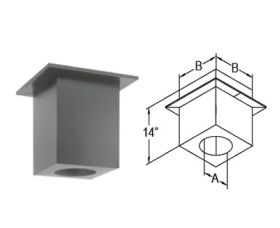 M&G DuraVent DirectVent Pro 4x6 Cathedral Ceiling Support Box - 46DVA-CS // 46DVA-CS