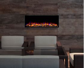 SimpliFire Forum 43 Outdoor Electric Fireplace - SF-OD43