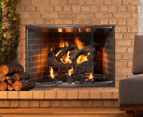 Majestic Cottagewood 42" Outdoor Wood-Burning Fireplace - ODCTGWD-42