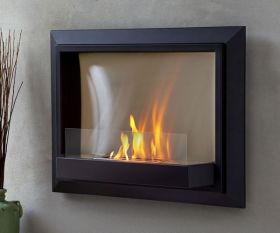Real Flame Envision Ventless Gel Fuel Fireplace - Black - 705-B