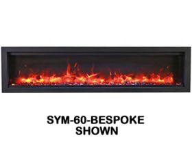 Amantii 74 Symmetry Bespoke Electric Fireplace - SYM-74-BESPOKE