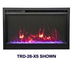 Amantii 30 Traditional Extra Slim Smart Electric Fireplace - TRD-XS-30
