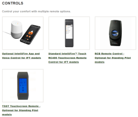 Vermont Castings Radiance Direct Vent Gas Stove Controls