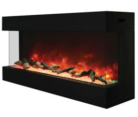Amantii 50 3 Sided Glass Electric Fireplace Built-In Only - 50-TRU-VIEW-XL