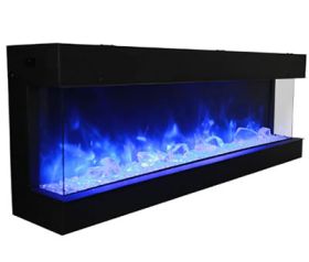 Amantii 70 3 Sided Glass Electric Fireplace Built-In Only - 72-TRU-VIEW-XL
