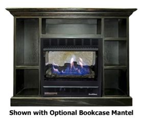 Buck Stove Model 1127 Bookcase Mantel