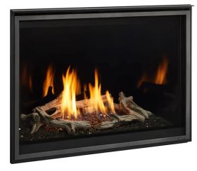 Majestic Meridian 36 Modern Top Direct Vent Gas Fireplace With Intellifire Touch Ignition - MER36MN