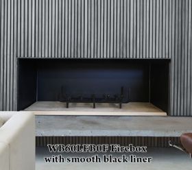 White Mountain Hearth Aspen Linear Wood Burning Firebox - SKU: WB60LFB0F White Mountain Hearth Aspen Linear Wood Burning Firebox - SKU: WB60LFB0F