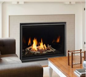 Majestic Meridian 42 Modern Top Direct Vent Gas Fireplace With Intellifire Touch Ignition - MER42MN