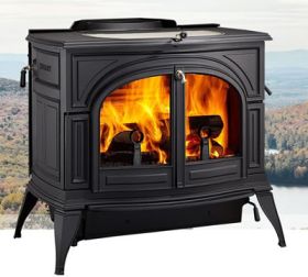 Vermont Castings Defiant Wood-Burning Stove - Classic Black - 1975-CAT-C