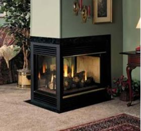Vantage Hearth VDVF36TPNPEA-A 36"Peninsula Fireplace- Electric Ignite