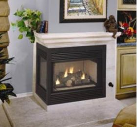 Vantage Hearth VDVF36TCRE 36"Right Corner Fireplace-Electric Ignition