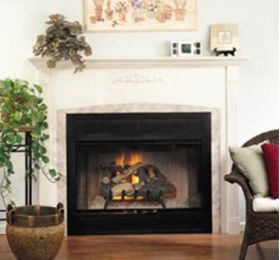 Vantage Hearth 42" PL Smooth Face Fireplace - Stacked - VC421