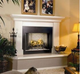 Vantage Hearth 36" Premium Smooth Face Fireplace - Stacked - VG36A