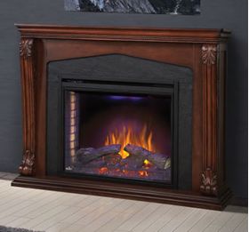 Napoleon The Monroe Electric Fireplace Mantel/Entertainment Package - NEFP33-0314BW
