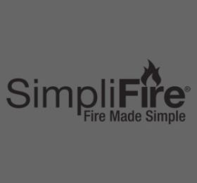 SimpliFire 40 Allusion Recessed Linear Electric Fireplace - SF-ALL40-BK