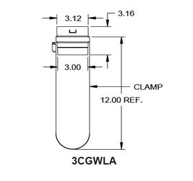 Metal-Fab Corr/Guard 3" D Weil-Mcclain Loop Adapter - 3CGWLA