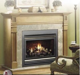 Kingsman Direct Vent Gas Fireplace Heater - Millivolt - ZDV6000LP