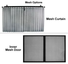 Thermo-Rite Mesh Options - Mesh Curtain or Inner Mesh Doors