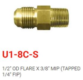 Skytech 1/2 OD Flare X 3/8 MIP - U1-8C-S