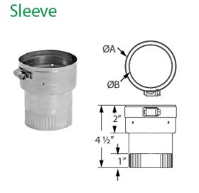 DuraVent 12 DuraFlex SS Sleeve - 12DFS-SLV