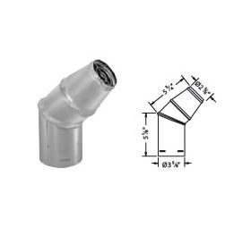 M&G DuraVent 3" PelletVent Pro Horizontal Cap with Tapered End - 3PVP-HC2