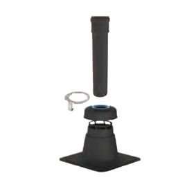 M&G DuraVent 2" PolyPro Chimney Cap with Pipe Length with Locking Band - 2PPS-FCTL