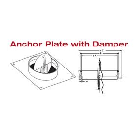 Selkirk 16'' Anchor Plate W/ Damper - 216404 - 16S-APD