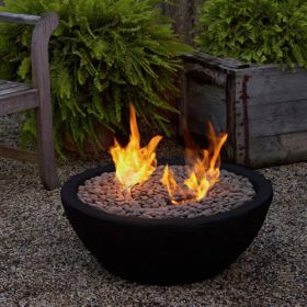 Real Flame The Hampton Fire Bowl - Black - 530-B