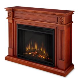 Real Flame Elise Electric Fireplace in Dark Mahogany - 6800E-DM