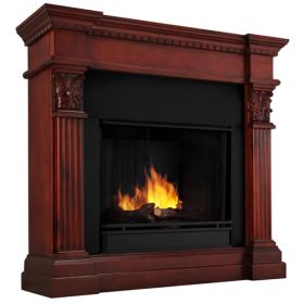 Real Flame Gabrielle Ventless Gel Fireplace (Dark Mahogany) - L6700-DM