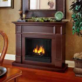 Real Flame Camden Ventless Gel Fireplace - Mahogany - 3150-M