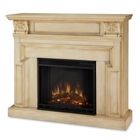 Real Flame Kristine Electric Fireplace in White - 9500E-AW