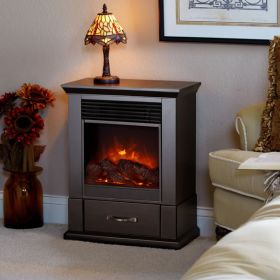 Real Flame Barrington Electric Fireplace - Dark Walnut - 3730E-DW