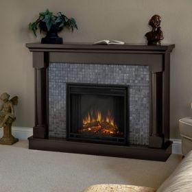 Real Flame Bennett Electric Fireplace - Dark Walnut - 3120E-DW