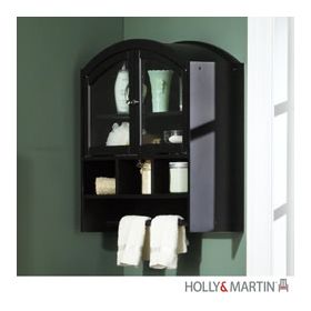 Holly & Martin Sophie Top Wall Cabinet-Black - 05-229-065-4-01