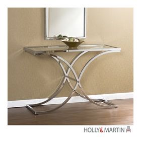 Holly & Martin Roxburgh Sofa Table-Chrome - 01-208-016-6-07