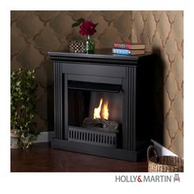Holly & Martin Bastrop Petite Convertible Gel Fireplace-Black - 37-036-031-0-01