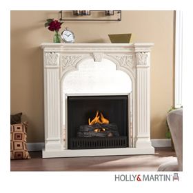 Holly & Martin Andorra Gel Fireplace-Ivory - 37-019-031-6-18