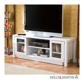 Holly & Martin Kenton TV Stand/Media Console-White - 63-138-055-6-40