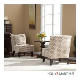 Holly & Martin Chappell Hill Chairs/Pillows-Hoops Mystic - 85-062-051-1-47