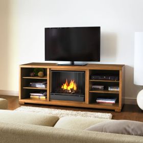 Real Flame Marco Ventless Gel Fireplace Walnut - 5757-WN
