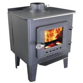 Vogelzang Frontiersman Wood Stove with Glass and Blower - VG450ELGB