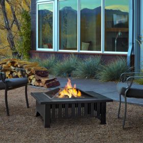 Real Flame Lafayette Fire Pit - 908-BK