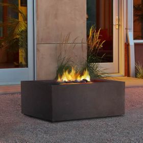 Real Flame Baltic Square Fire Table Kodiak Brown - T9620LP-KB
