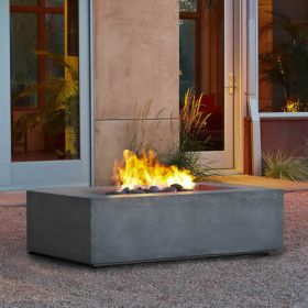 Real Flame Baltic Rectangle Fire Table in Glacier Gray - T9650LP-GLG