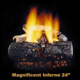 Hargrove 24" Magnificent Inferno Set - See Thru -Natural Gas- MIS24ST
