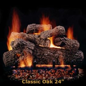 Hargrove 24" Classic Oak Log Set - Shallow ST - LP - CLS24STSP