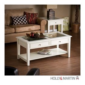 Holly & Martin Somerset Cocktail Table-White - 01-227-015-6-40