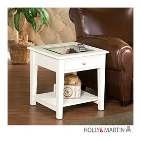 Holly & Martin Somerset End Table-White - 01-227-024-4-40
